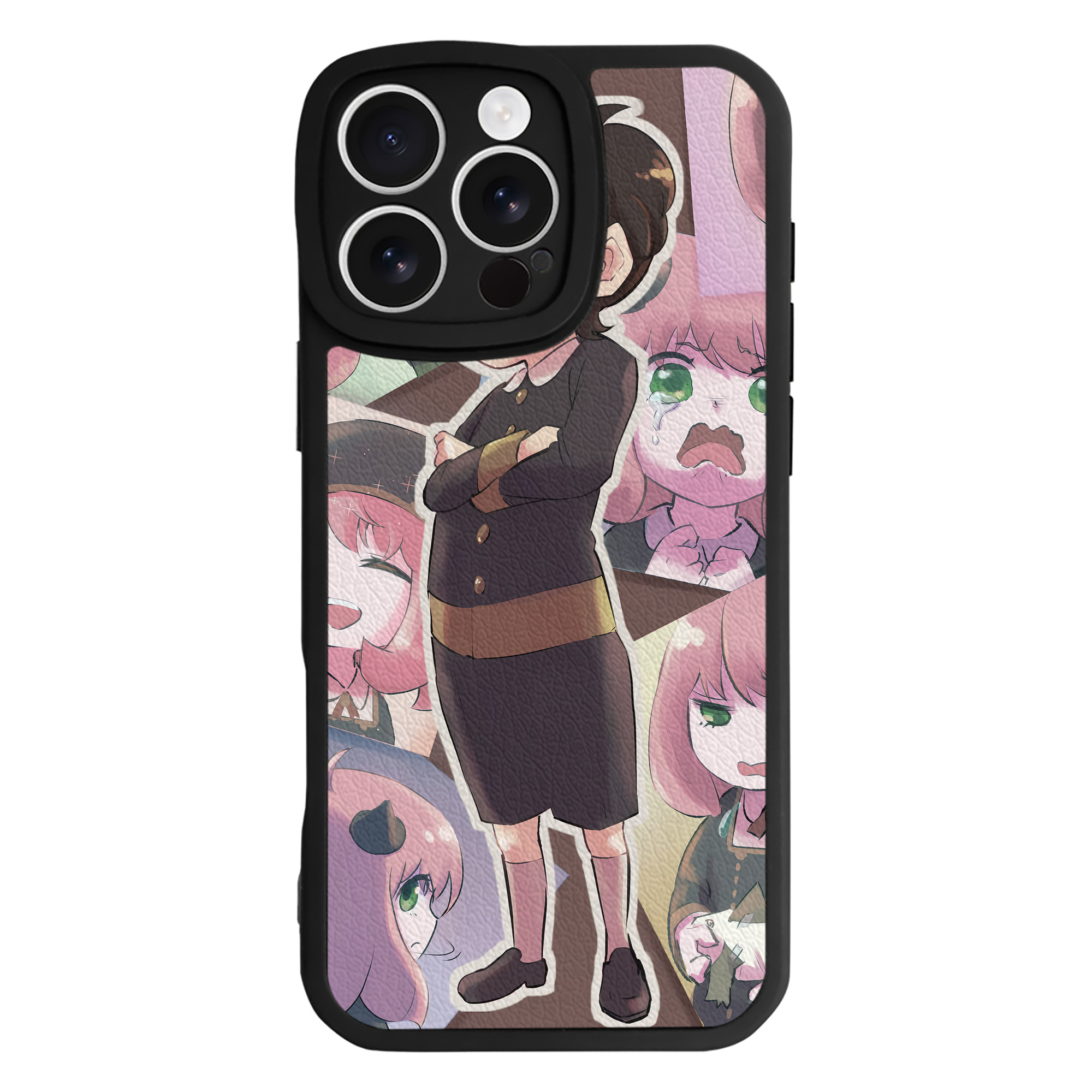 （画像用） SPY×FAMILY间谍家家酒 【iPhone 16シリーズ対応】シリコンスマホケース（レザー調） 材質：シリコン